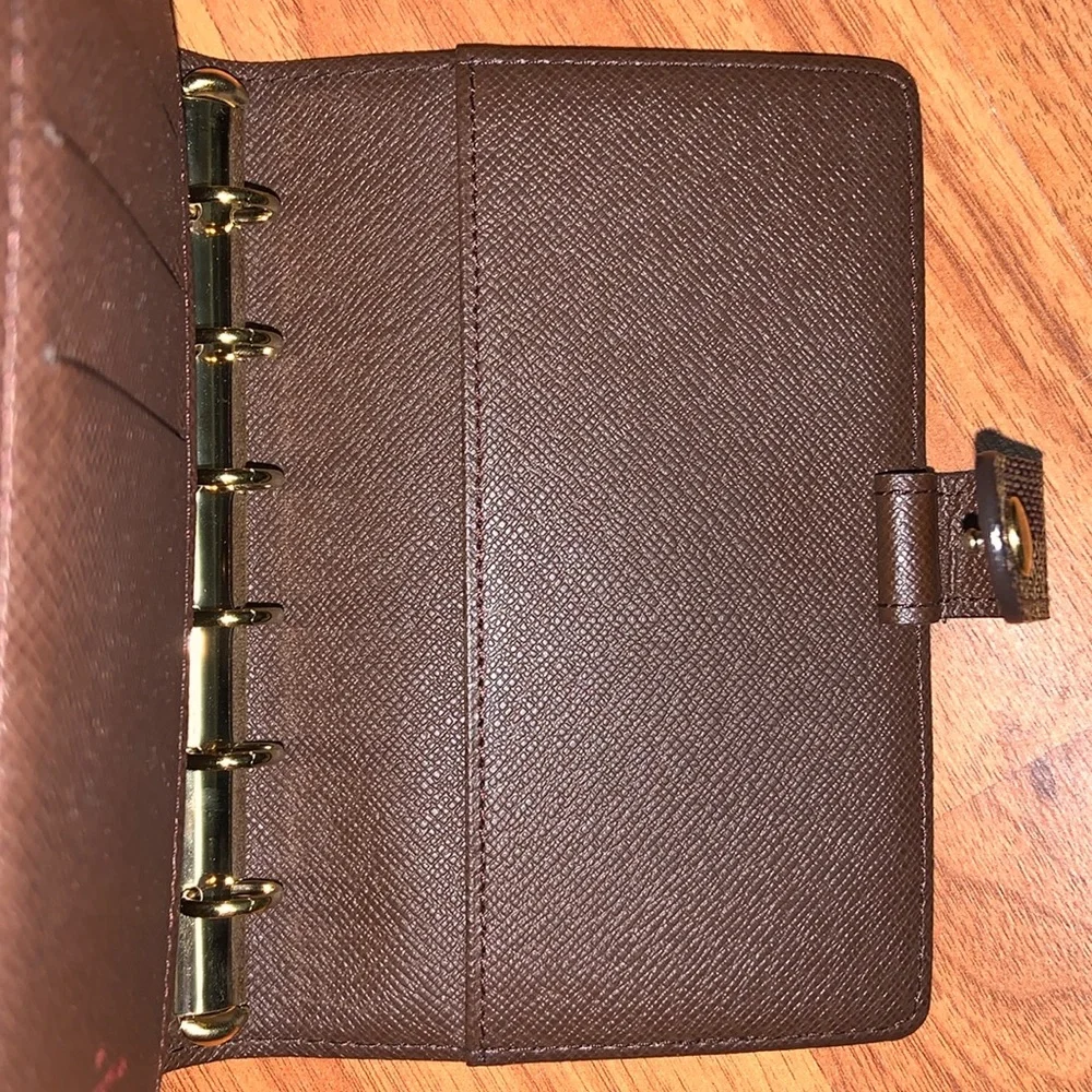 Authentic Louis Vuitton Damier Small Ring Agenda Cover
